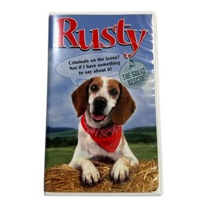 Rusty The Great Rescue VHS Movie 1997 Family Adventure Dog Film